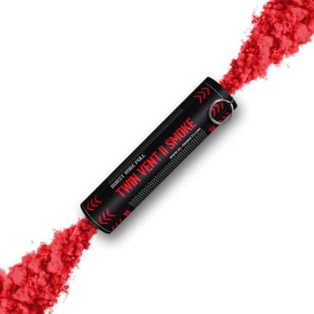FUMIGENE BURST WIRE PULL DOUBLE SORTIE A GOUPILLE ROUGE