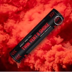 FUMIGENE BURST WIRE PULL DOUBLE SORTIE A GOUPILLE ROUGE
