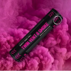 FUMIGENE BURST WIRE PULL DOUBLE SORTIE A GOUPILLE ROSE