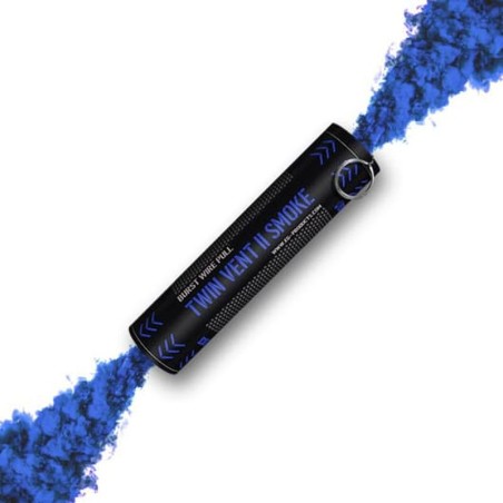FUMIGENE BURST WIRE PULL DOUBLE SORTIE A GOUPILLE BLEU